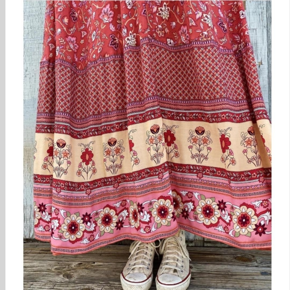 Spell Portobello road strappy dress wine XL - Picture 5 of 16